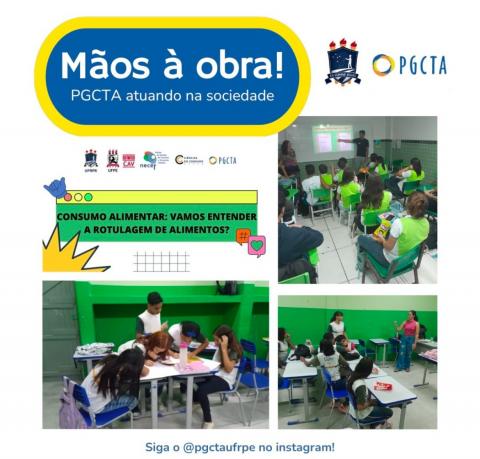 crianças participando do projeto de rótulos